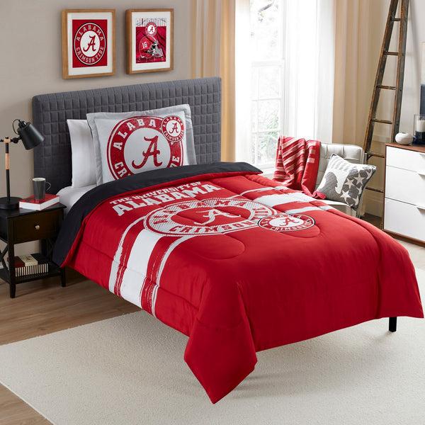 sweet home collection Alabama Crimson Tide NCAA Officially Licensed 3-Piece Comforter Set
