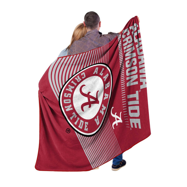 Sweet Home Collection Alabama Crimson Tide NCAA Officially Licensed Raschel Throw Blanket 60x80