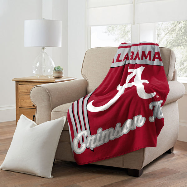 Sweet Home Collection Alabama Crimson Tide NCAA Officially Licensed Throw Blanket 46x60