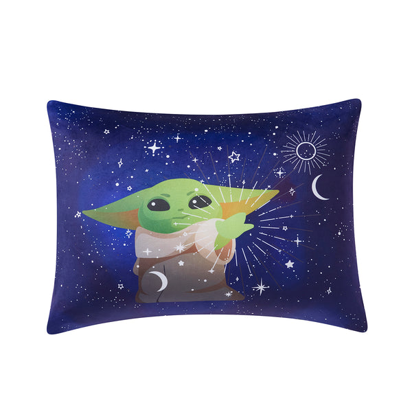 Sweet Home Collection Baby Yoda Kids Reversible Pillow With Removable Shell