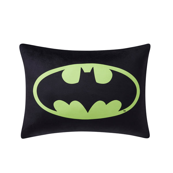Sweet Home Collection Batman Signal Kids Reversible Pillow With Removable Shell