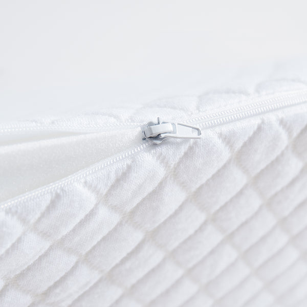 Sweet Home Collection Bed Wedge Pillow For Headboard Bed Gap Filler With Side Pockets