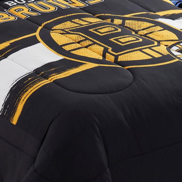 Sweet Home Collection Boston Bruins NHL Officially Licensed 3-Piece Comforter Set