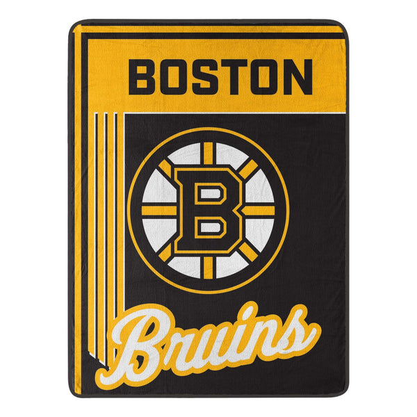 Sweet Home Collection Boston Bruins NHL Officially Licensed Throw Blanket 46x60