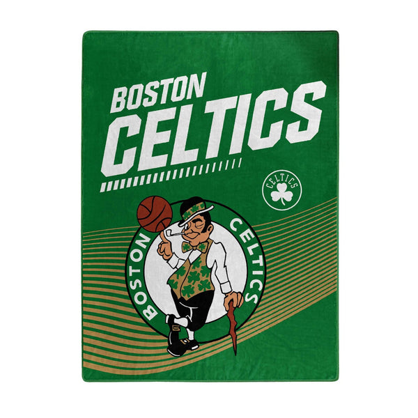 Sweet Home Collection Boston Celtics NBA Officially Licensed Raschel Throw Blanket 60x80