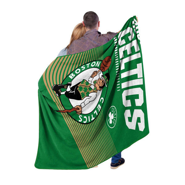 Sweet Home Collection Boston Celtics NBA Officially Licensed Raschel Throw Blanket 60x80