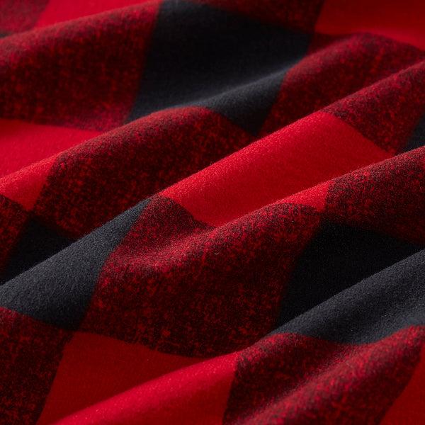 Sweet Home Collection Buffalo Check Flannel 4-Piece Sheet Set