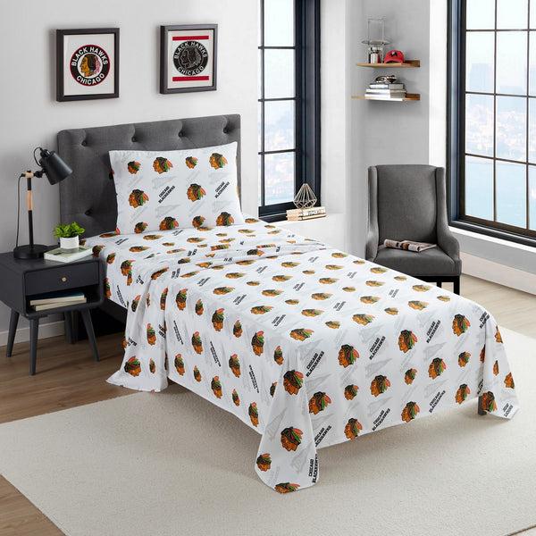 sweet home collection Chicago Blackhawks NHL Officially Licensed Sheet Set sweet home collection Chicago Blackhawks NHL Officially Licensed Sheet Set