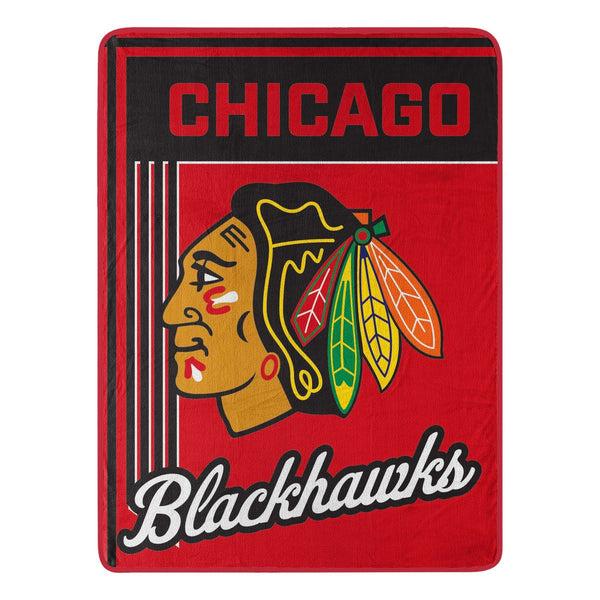 Sweet Home Collection Chicago Blackhawks NHL Officially Licensed Throw Blanket 46x60