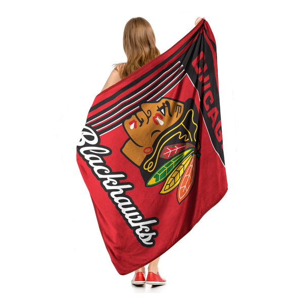 Sweet Home Collection Chicago Blackhawks NHL Officially Licensed Throw Blanket 46x60