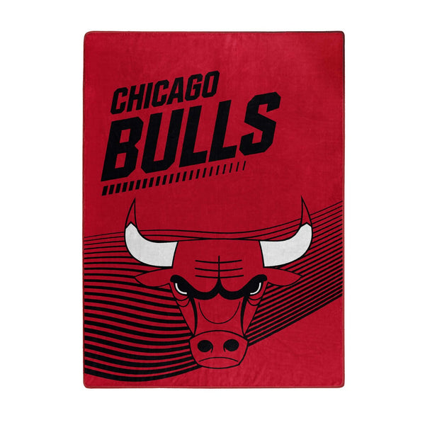 Sweet Home Collection Chicago Bulls NBA Officially Licensed Raschel Throw Blanket 60x80