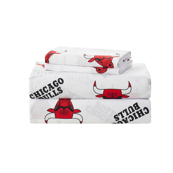 Sweet Home Collection Chicago Bulls NBA Officially Licensed Sheet Set