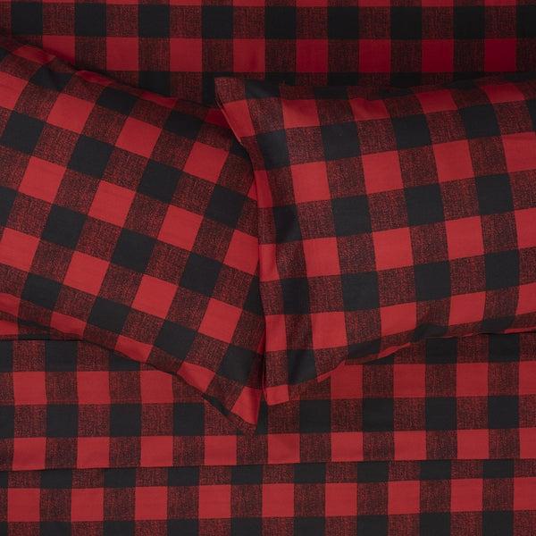Sweet Home Collection Classic 4-Piece Bed Sheet Set (Buffalo Plaid)