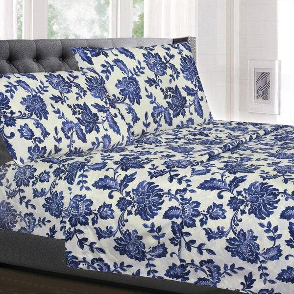 Sweet Home Collection Classic 4-Piece Bed Sheet Set (Tuscany Floral)