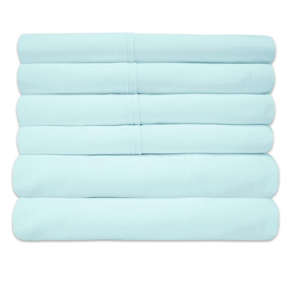 Sweet Home Collection Deluxe 6-Piece Bed Sheet Set (Aqua)