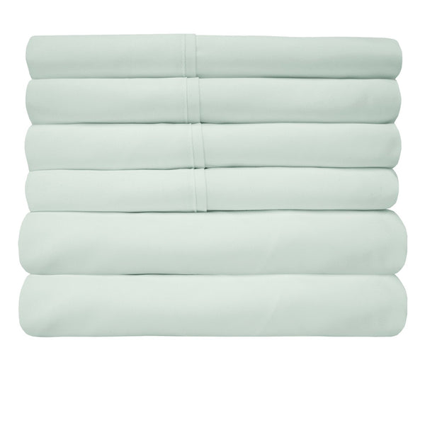 Sweet Home Collection Deluxe 6-Piece Bed Sheet Set (Mint)