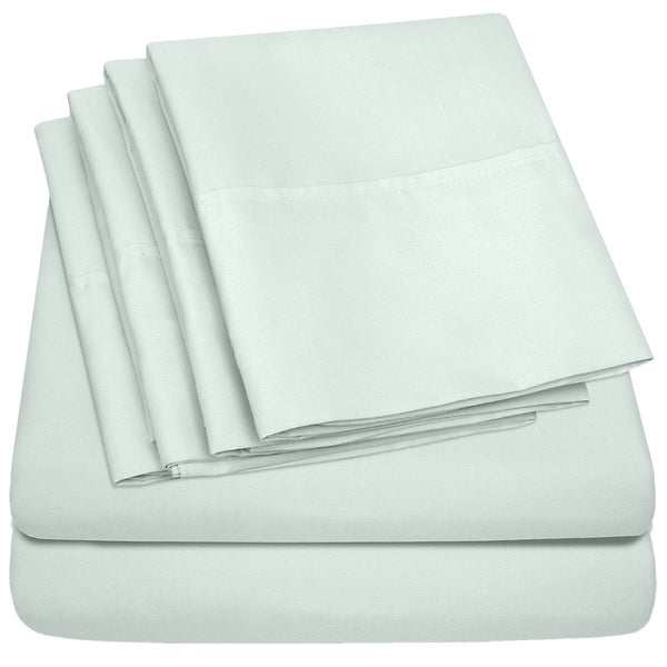 sweet home collection Deluxe 6-Piece Bed Sheet Set (Mint) sweet home collection Deluxe 6-Piece Bed Sheet Set (Mint)