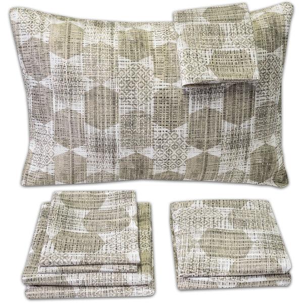 Sweet Home Collection Deluxe 6-Piece Bed Sheet Set (Monaco Taupe)