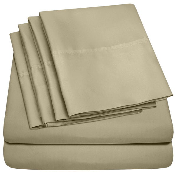 sweet home collection Deluxe 6-Piece Bed Sheet Set (Sage)