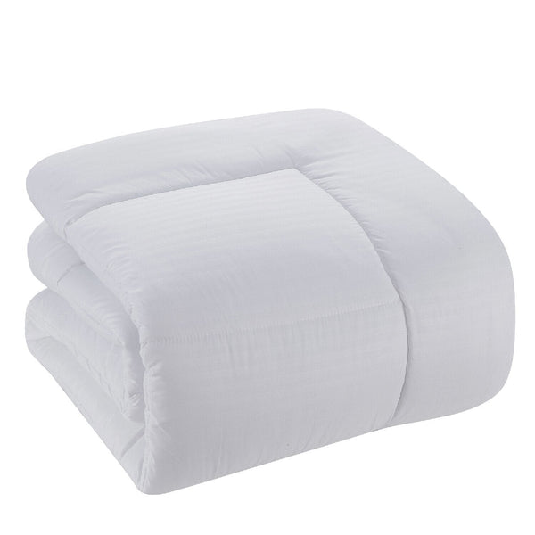 Sweet Home Collection Dobby Stripe 8-Piece Bed In A Bag Set