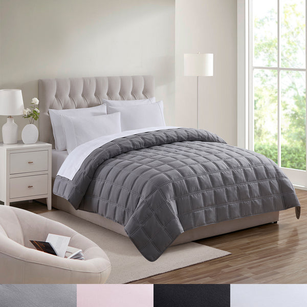 Sweet Home Collection Down Alternative Reversible Double Stitch Comforter