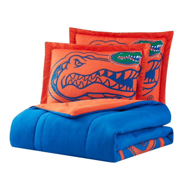 Sweet Home Collection Florida Gators NCAA Officially Licensed 3-Piece Comforter Set
