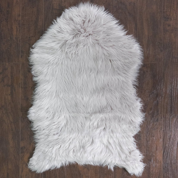 sweet home collection Fluffy Faux Sheepskin Fur Rug