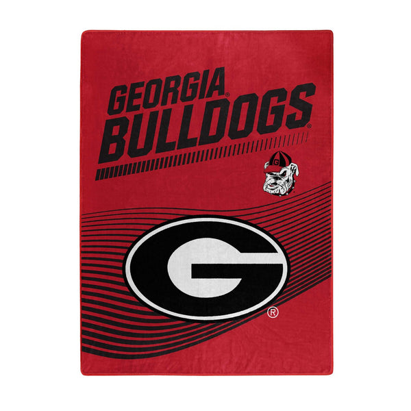 sweet home collection Georgia Bulldogs NCAA Officially Licensed Raschel Throw Blanket 60x80
