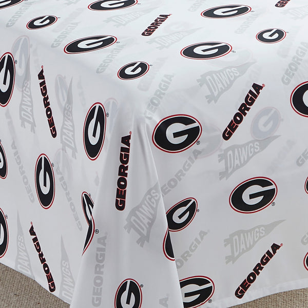 Sweet Home Collection Georgia Bulldogs NCAA Officially Licensed Sheet Set