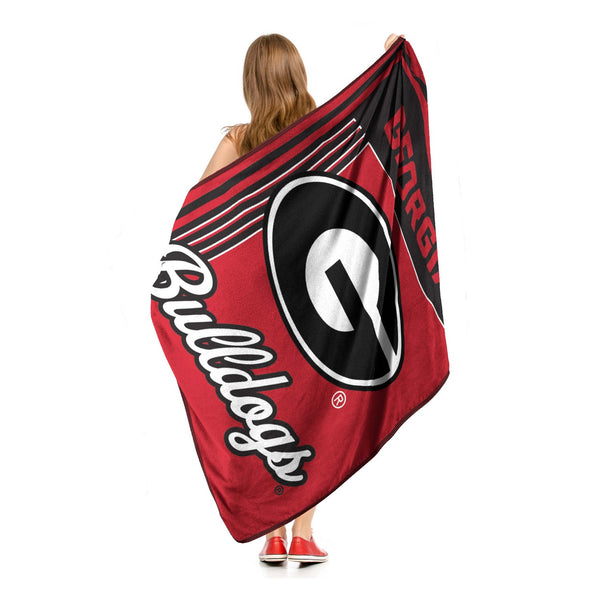Sweet Home Collection Georgia Bulldogs NCAA Officially Licensed Throw Blanket 46x60