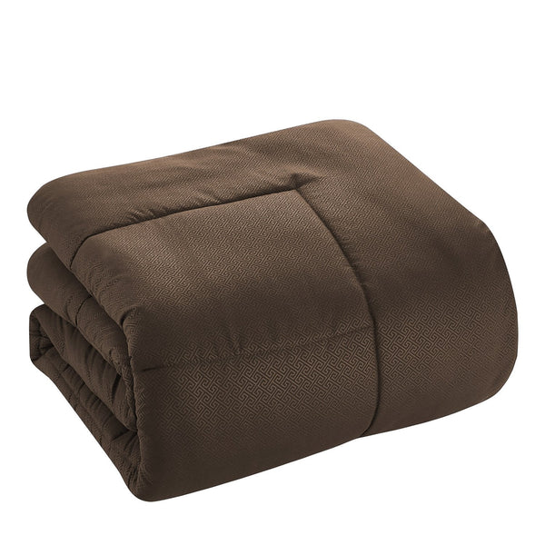 Sweet Home Collection Greek Key 8-Piece Bed In A Bag Set
