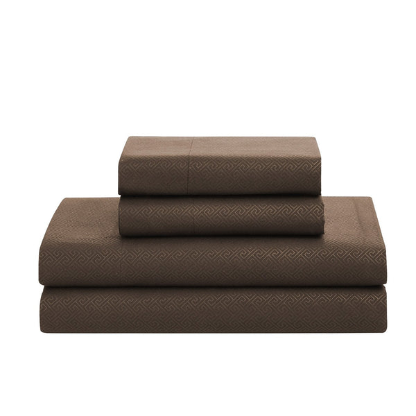 Sweet Home Collection Greek Key 8-Piece Bed In A Bag Set