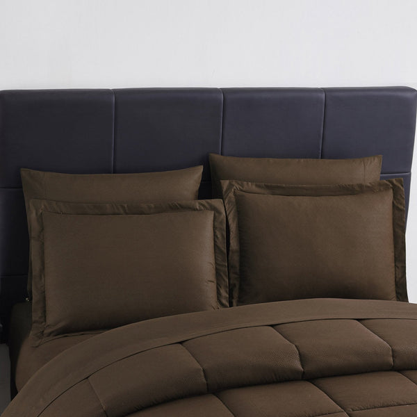 Sweet Home Collection Greek Key 8-Piece Bed In A Bag Set