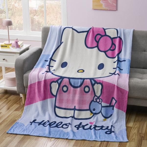 Sweet Home Collection Hello Kitty Micro Raschel Throw Blanket 46"x60"