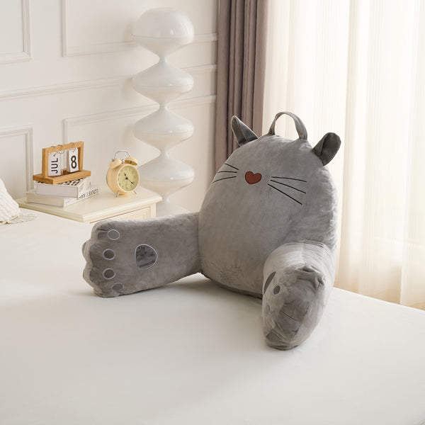 Sweet Home Collection Kids Character Bed Rest Reading Pillow - Cat