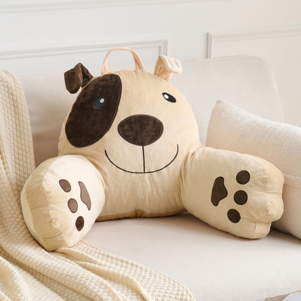 Sweet Home Collection Kids Character Bed Rest Reading Pillow - Dog