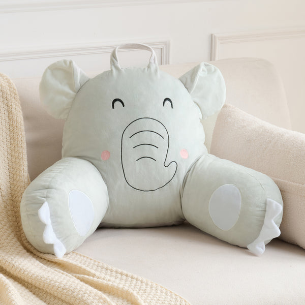 sweet home collection Kids Character Bed Rest Reading Pillow - Elephant