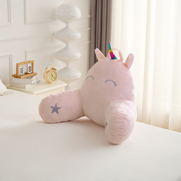 Sweet Home Collection Kids Character Bed Rest Reading Pillow - Unicorn