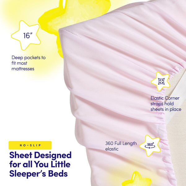 Sweet Home Collection Kids Hearts Printed Bed In A Bag Comforter & Sheet Set
