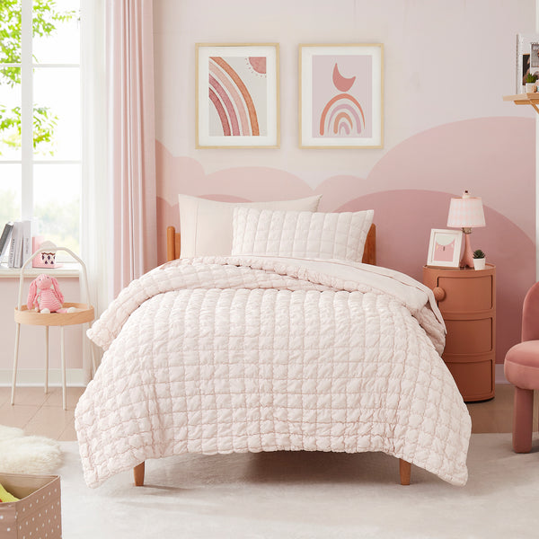 sweet home collection Kids Marshmallow Bed in a Bag Comforter & Sheet Set sweet home collection Kids Marshmallow Bed in a Bag Comforter & Sheet Set