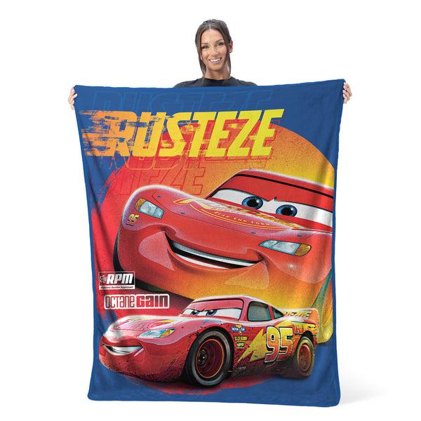 sweet home collection Kids Micro Raschel Throw Blanket 46"x60" Cars "Octane Gain"