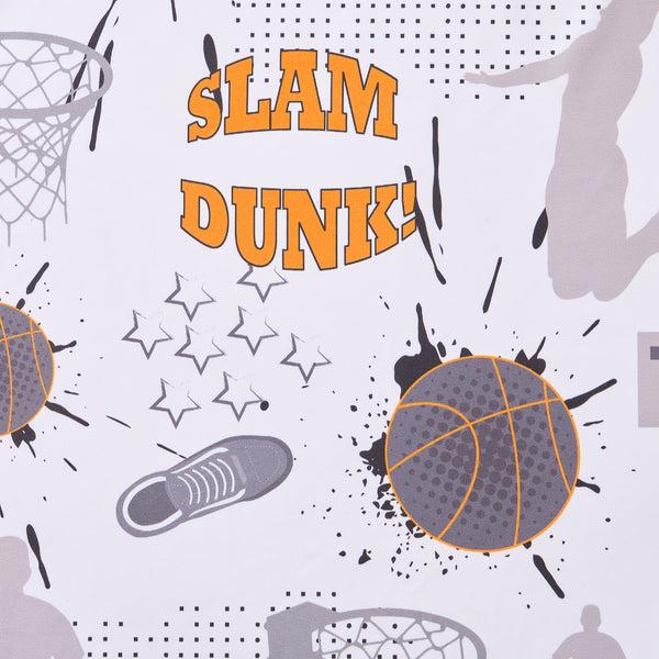 Sweet Home Collection Kids' Pintuck Basketball Bed In A Bag Comforter & Printed Sheet Set