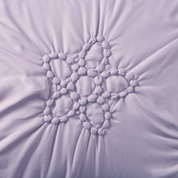 Sweet Home Collection Kids' Pintuck Floral Bed In A Bag Comforter Set