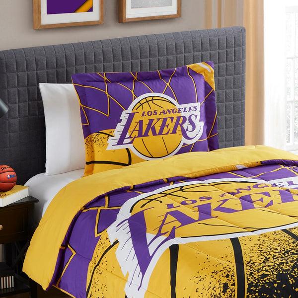 Sweet Home Collection Los Angeles Lakers NBA Officially Licensed 3-Piece Comforter Set