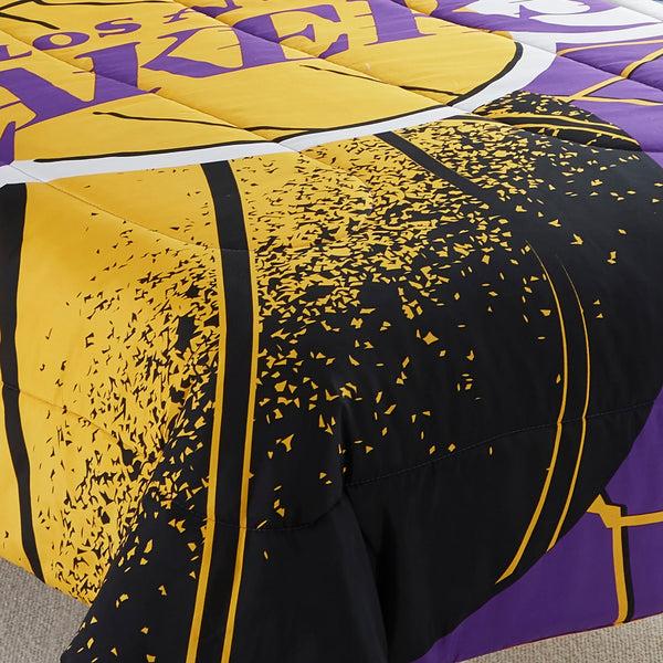 Sweet Home Collection Los Angeles Lakers NBA Officially Licensed 3-Piece Comforter Set