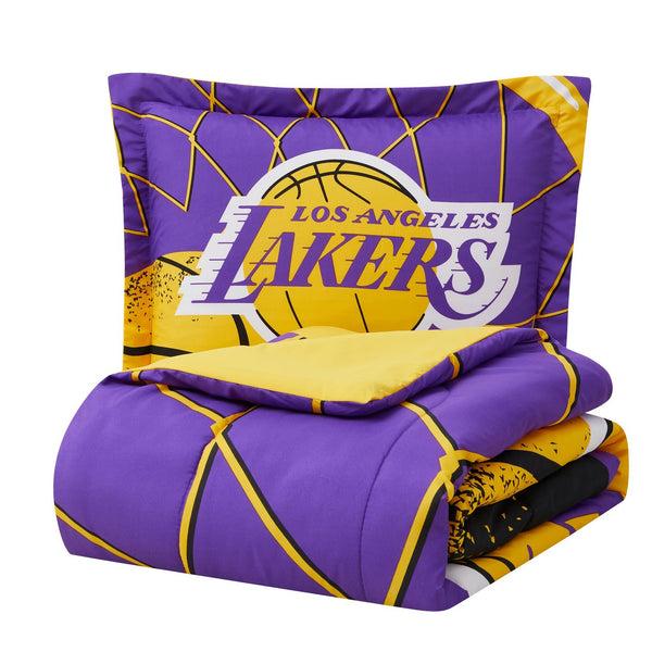 Sweet Home Collection Los Angeles Lakers NBA Officially Licensed 3-Piece Comforter Set
