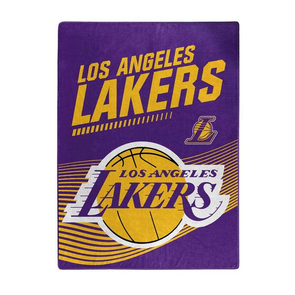 Sweet Home Collection Los Angeles Lakers NBA Officially Licensed Raschel Throw Blanket 60x80