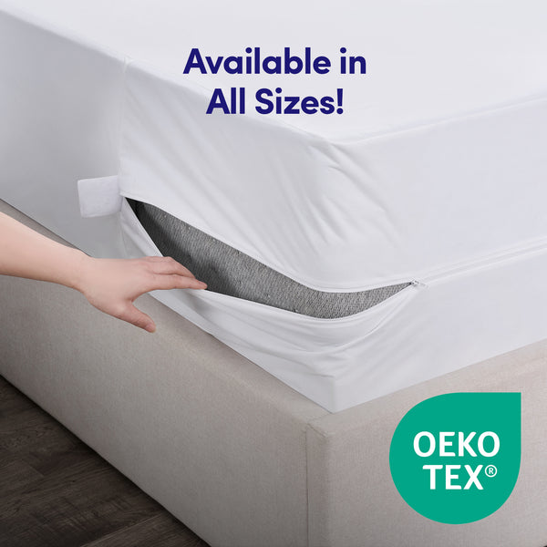 Sweet Home Collection Mattress Encasement 100% Waterproof Bed Bug Proof Zippered Protector