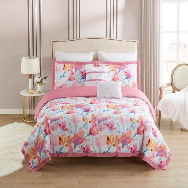 Sweet Home Collection Melrose 7-Piece Bedding Comforter Set