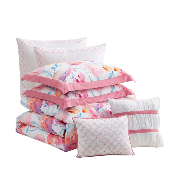 Sweet Home Collection Melrose 7-Piece Bedding Comforter Set